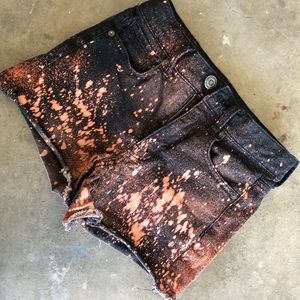 Acid Wash Shorts